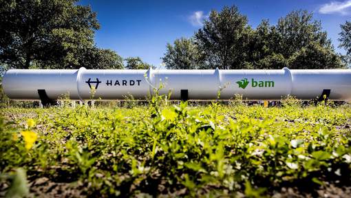 Des Néerlandais dévoilent une installation-test du train futuriste Hyperloop
